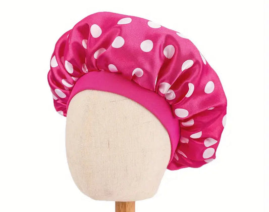 Kids Bonnets Polka Dots